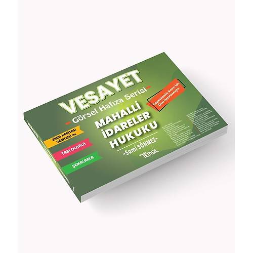 Temsil Yay�nlar� VESAYET Kaymakaml�k Mahalli �dareler Hukuku