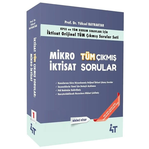 4T Yay�nlar� Mikro �ktisat T�m ��km�� Sorular Y�ksel Bayraktar
