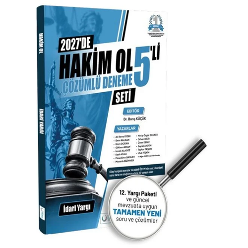 �lken 2027 �dari Yarg� Hakim Ol 5 Deneme ��z�ml� �lken Yay�nlar�