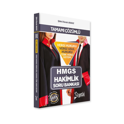 Yetki Yay�nlar� 2026 HMGS Hakimlik Vergi Hukuku Vergi Usul Hukuku T�rk Vergi Sistemi Soru Bankas�