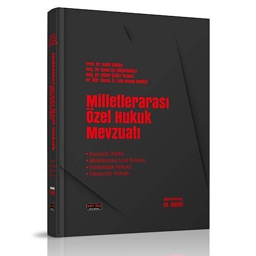 Milletlerarasý Özel Hukuk Mevzuatý - Vahit Doðan