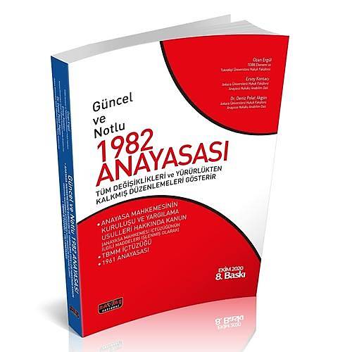 Gncel ve Notlu 1982 Anayasas 2020 - Ozan Ergl