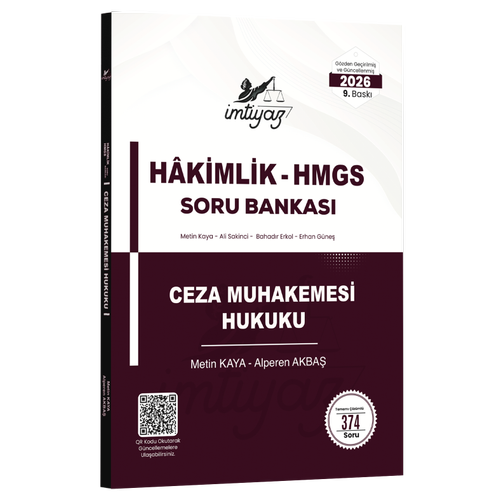 �MT�YAZ Ceza Muhakemesi Usul Hukuku Soru Bankas� (H�kimlik&HMGS)