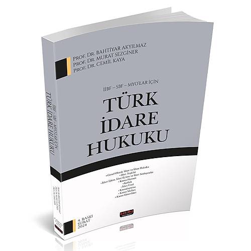 Sava Yaynevi BF, SBF, MYOlar in Trk dare Hukuku 4. Bask