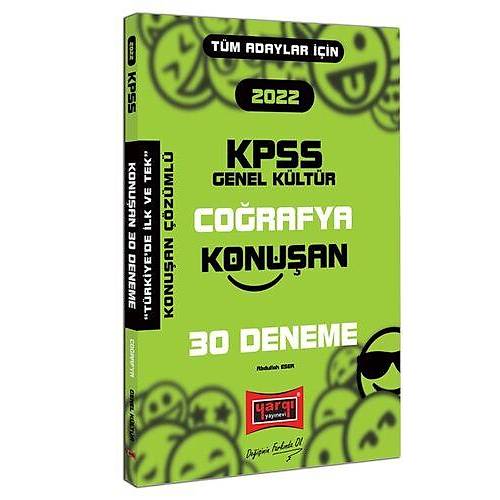 Yarg Yaynlar 2022 KPSS Tm Adaylar in Genel Kltr Corafya Konuan 30 Deneme