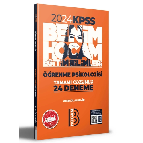 2024 Eitim Bilimleri renme Psikolojisi Tamam zml 24 Deneme Benim Hocam Yaynlar