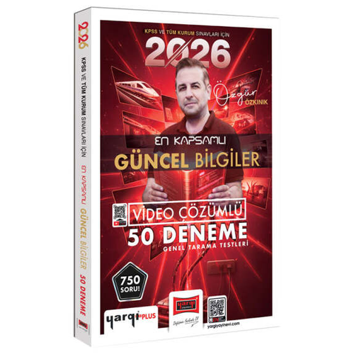 Yarg� Yay�nlar� 2026 KPSS ve T�m Kurum S�navlar� ��in En Kapsaml� G�ncel Bilgiler 50 Deneme �zg�r �zk�n�k