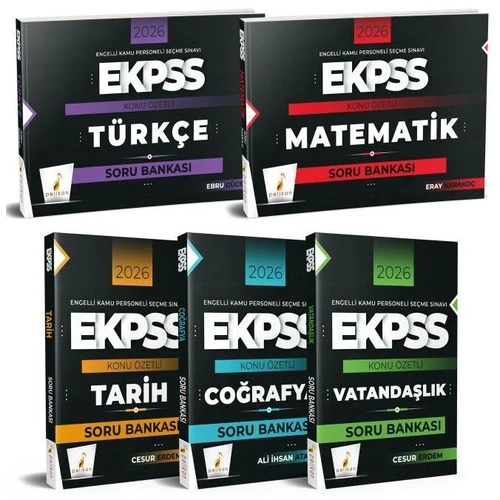 Pelikan 2026 EKPSS Konu zetli Soru Bankas 5 li Set Pelikan Yaynlar