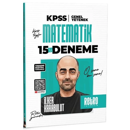 Retro 2026 KPSS Matematik 15 Deneme ��z�ml� - �lker Karabulut Retro Yay�nc�l�k
