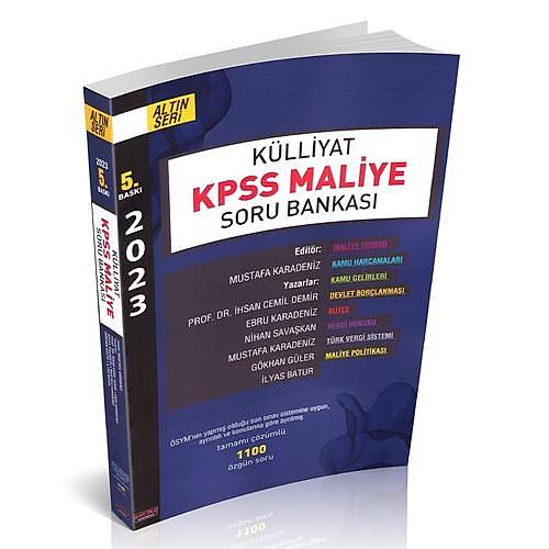Klliyat KPSS Maliye Soru Bankas Sava Yaynlar 2023