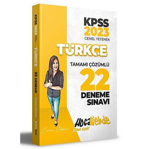Hocawebde 2023 KPSS Trke Tamam zml 22 Deneme Snav