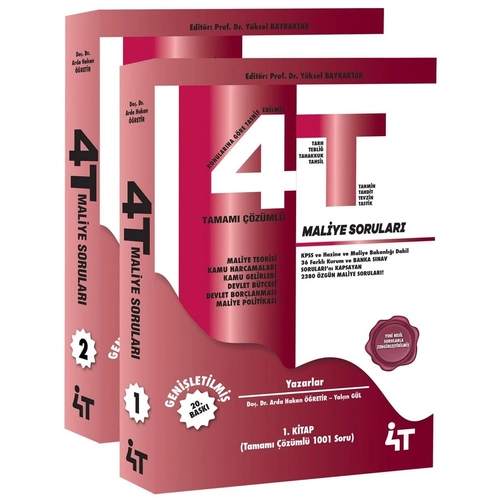 4T Yay�nlar� KPSS A Grubu 4T Maliye Sorular� Soru Bankas� 20. Bask� - Arda Hakan ��retir 4T Yay�nlar�