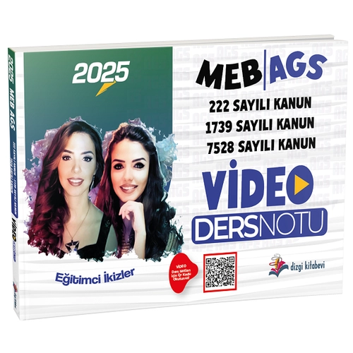 Dizgi 2025 MEB AGS Mevzuat Bilgisi Video Ders Notu - Eitimci kizler Dizgi Kitap