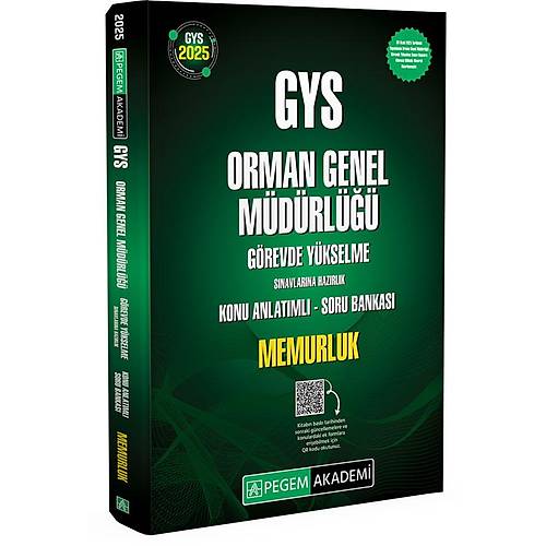 2025 GYS Orman Genel Mdrl Grevde Ykselme Snavlarna Hazrlk Konu Anlatml Soru Bankas - MEMURLUK