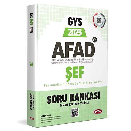 GYS AFAD ef Personeli Hazrlk Soru Bankas Data Yaynlar 2025