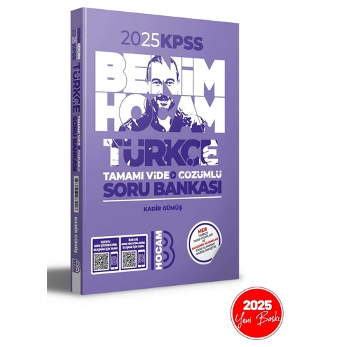 2025 KPSS T�rk�e Tamam� ��z�ml� Soru Bankas� ve 6+5+7 Deneme Seti Benim Hocam Yay�nlar�