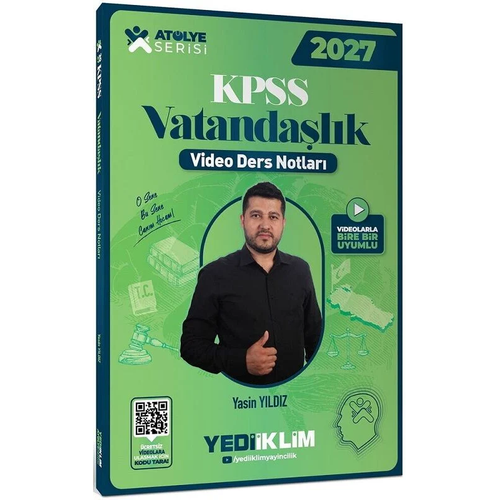 Yediiklim 2027 KPSS Vatanda�l�k At�lye Video Ders Notlar� - Yasin Y�ld�z Yediiklim Yay�nlar�