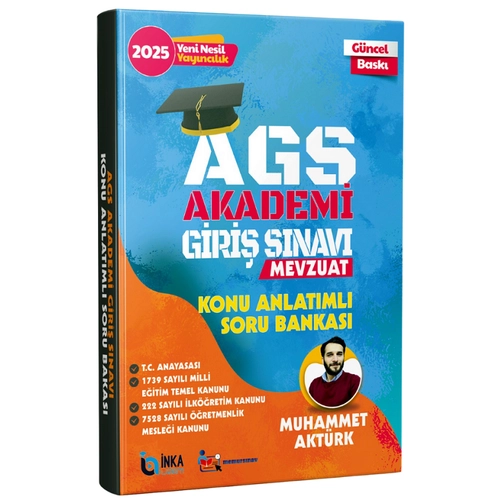 Memur S�nav 2025 MEB AGS Mevzuat Bilgisi Konu Anlat�ml� Soru Bankas� - Muhammet Akt�rk Memur S�nav
