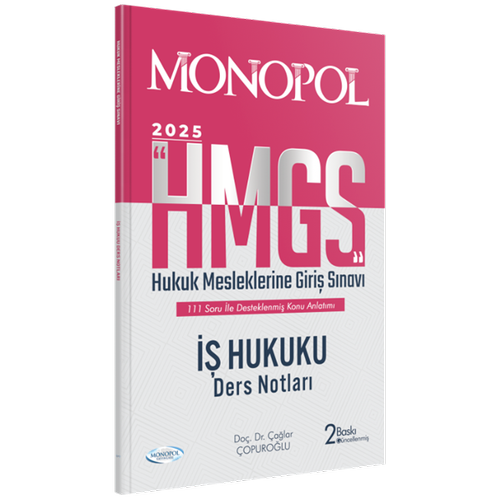 Monopol Yay�nlar� 2025 HMGS �� Hukuku Ders Notlar�