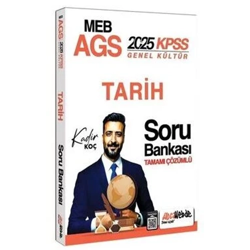 HocaWebde 2025 KPSS MEB-AGS Tarih Soru Bankas� ��z�ml� - Kadir Ko� HocaWebde Yay�nlar�