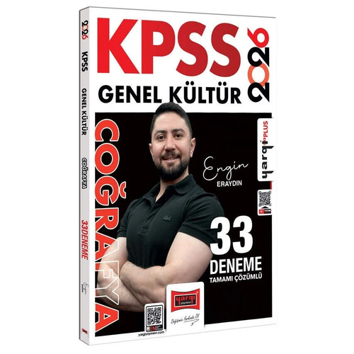 Yarg� Yay�nlar� 2026 KPSS Genel K�lt�r Tamam� ��z�ml� Co�rafya 33 Deneme Engin Erayd�n