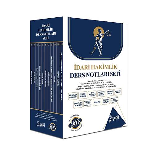 Yetki Yay�nlar� �dari Hakimlik Ders Notlar� Seti 2026