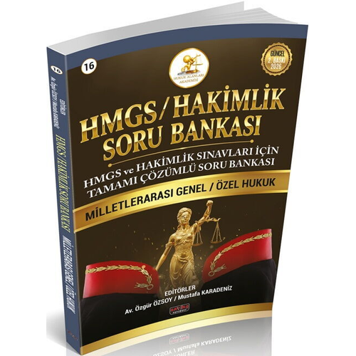 Sava� Yay�nlar� 2026 HUKAL HMGS-HAK�ML�K Milletleraras� Hukuk Soru Bankas�