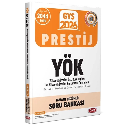 Data 2026 GYS Y�K Y�ksek��retim Kurumlar� Personeli Prestij Soru Bankas� ��z�ml� G�revde Y�kselme Data Yay�nlar�