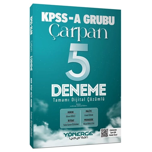 Y�nerge KPSS A Grubu �arpan 5 Deneme ��z�ml� - Alican Dovletov Y�nerge Yay�nlar�