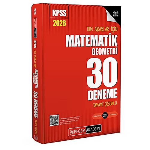 2026 KPSS Tm Adaylar in Matematik-Geometri 30 Deneme Tamam zml