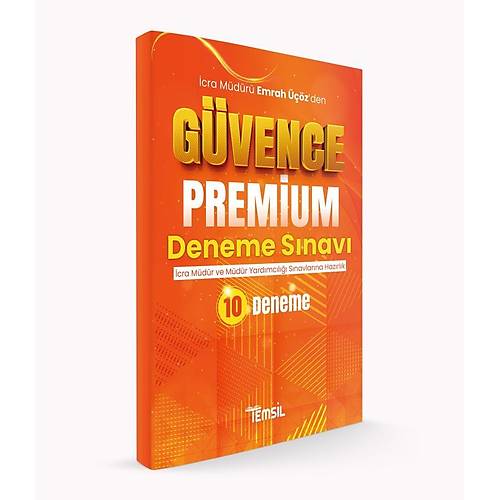 Temsil G�VENCE �cra M�d�r ve Yard�mc�l��� S�nav� Premium 10 Deneme ��z�ml� - Emrah ���z Temsil Yay�nlar�
