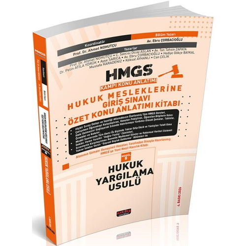 Sava� Yay�nevi HMGS �zet Konu Anlat�m� Hukuk Yarg�lama Usul� �ubat 2026 4. Bask�