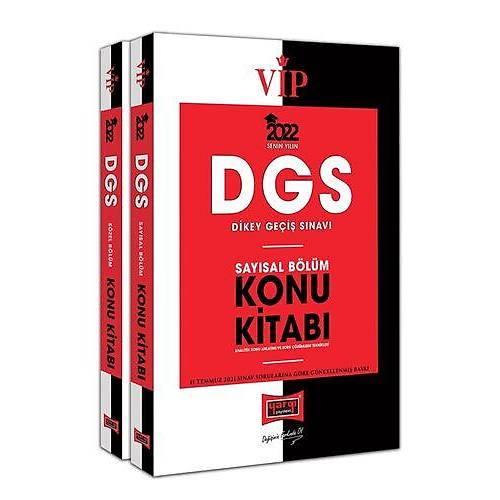 Yargı Yayınları DGS 2022 VIP Sayısal - Sözel Bölüm Konu Kitabı Seti