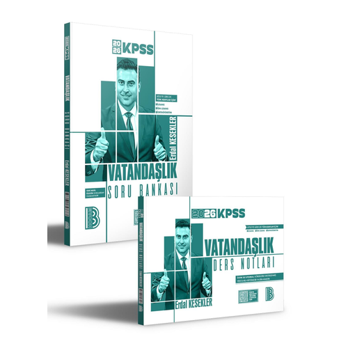 Benim Hocam 2026 KPSS Vatanda�l�k Ders Notlar� + Soru Bankas� 2 li Set - Erdal Kesekler Benim Hocam Yay�nlar�