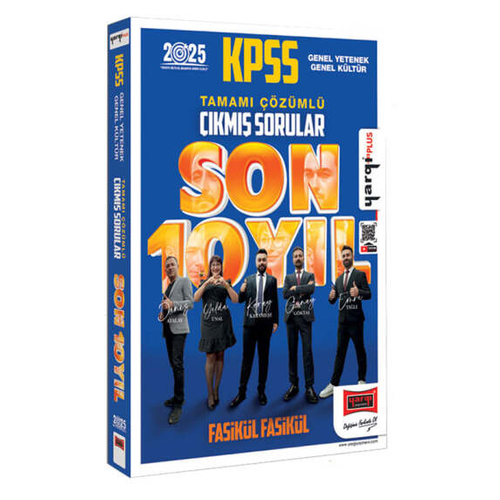 Yarg� Yay�nlar� 2025 KPSS Genel K�lt�r -Genel Yetenek Tamam� ��z�ml� Fasik�l Fasik�l Son 10 Y�l ��km�� Sorular
