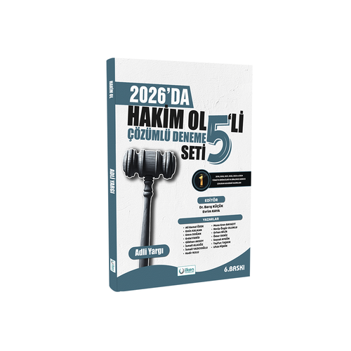 2026�da Hakim Ol 5�li Adli Yarg� ��z�ml� Deneme Seti