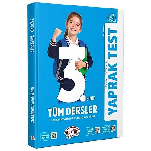 Edit�r 3. S�n�f T�m Dersler Maarif Modeli Yaprak Test Edit�r Yay�nlar�