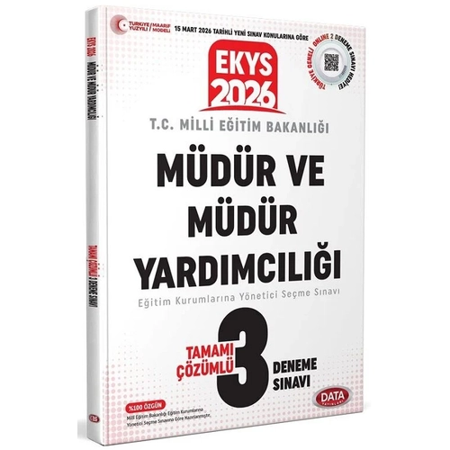 Data 2026 MEB EKYS M�d�r ve Yard�mc�l��� 3 Deneme ��z�ml� Data Yay�nlar�