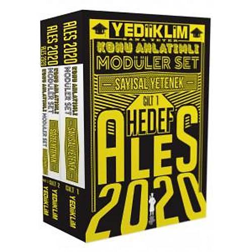 YEDKLM 2020 ALES KONU ANLATIMLI MODLER SET