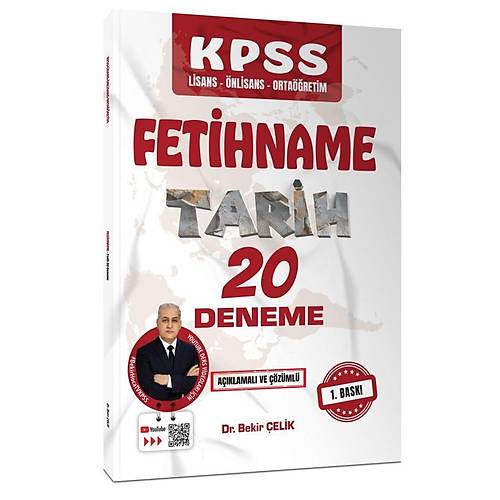 KPSS FET�HNAME Tarih 20 Deneme S�nav�  Bekir �elik