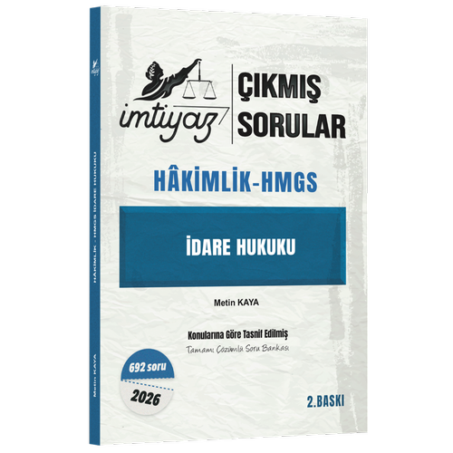 �mtiyaz �dare Hukuku ��km�� Sorular ��z�ml� Metin Kaya