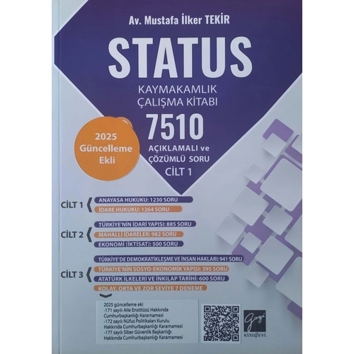 STATUS Kaymakaml�k �al��ma Kitab� 7510 A��klamal� Ve ��z�ml� Soru - Av. M. �lker TEK�R- 7. Bask�