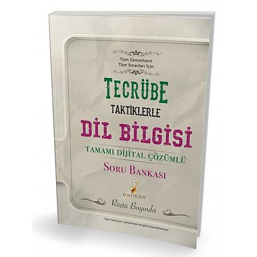 Pelikan Kitabevi Tecrbe Taktiklerle Dil Bilgisi Tamam zml Soru Bankas