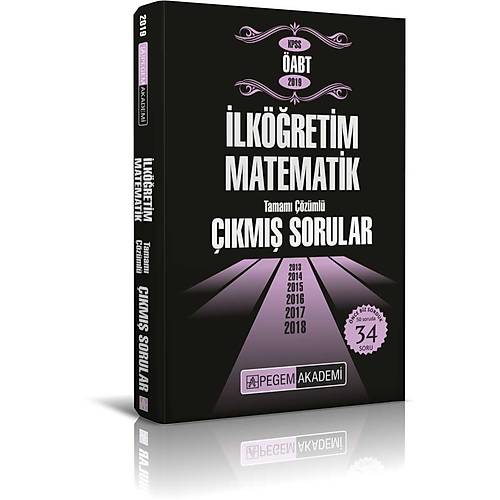 Pegem 2019 ABT lkretim Matematik km Sorular zml Pegem Akademi Yaynlar