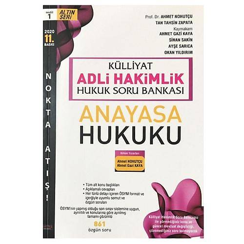 KLLYAT Anayasa Hukuku Soru Bankas Adli Hakimlik 2021