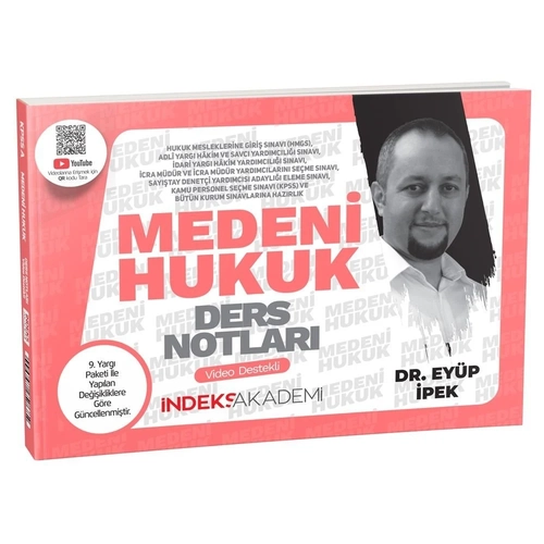 ndeks Akademi 2025 KPSS A Grubu Medeni Hukuk Video Ders Notlar - Eyp pek ndeks Akademi Yaynclk