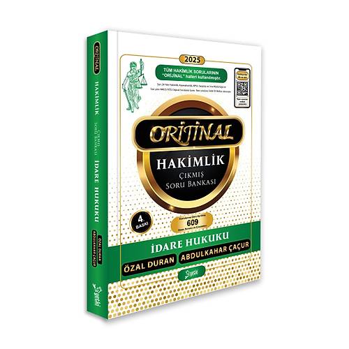 Orijinal idare hukuku hakimlik ��km�� soru bankas� Yetki Yay�nlar� 2025