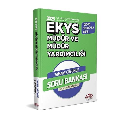Data Yay�nlar� MEB EKYS M�d�r ve M�d�r Yard�mc�l��� ��z�ml� Soru Bankas�