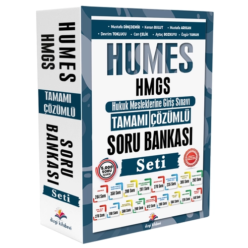 Dizgi Kitap HUMES HMGS Soru Bankas Modler Set zml Dizgi Kitap