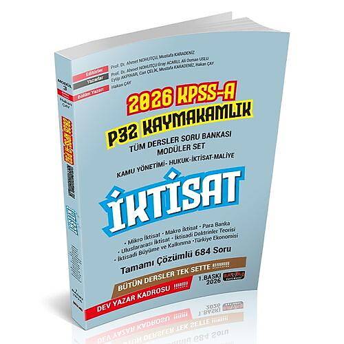 Sava� 2026 KPSS A Grubu P32 Kaymakaml�k T�m Dersler Soru Bankas� Seti 1. Bask� - Ahmet Nohut�u, Mustafa Karadeniz Sava� Yay�nlar�